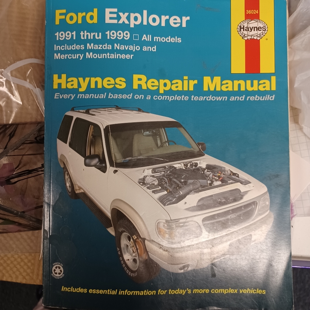 Haynes Repair manual Ford explorer